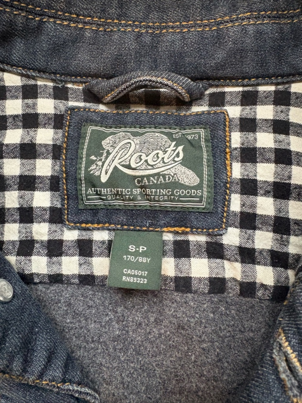Roots Women’s Stretch Denim Jacket, Lined, Button Front, Size S - Picture 8 of 16